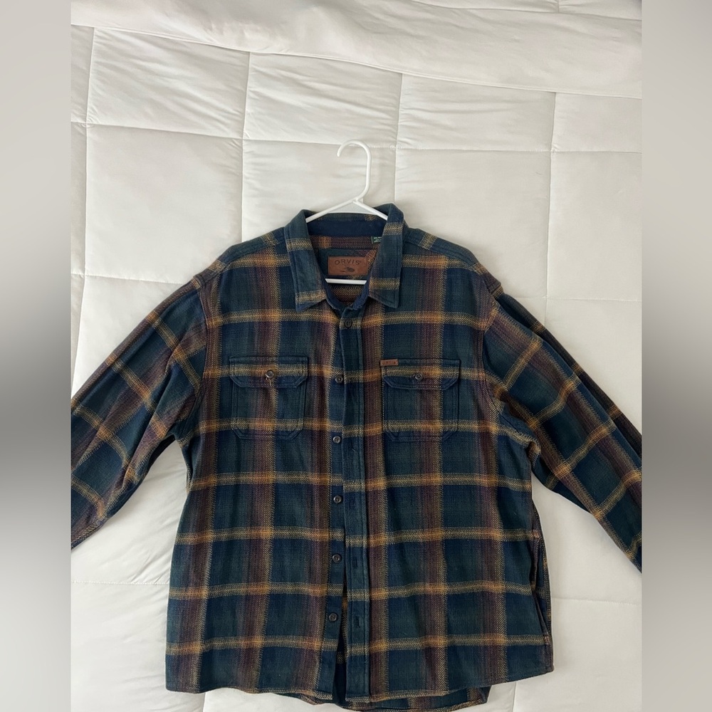 Orvis Multicolor Plaid Shirt